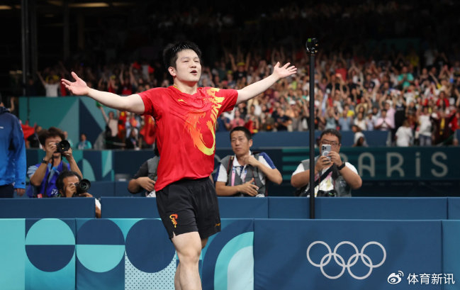 奥地利队完胜韩国队，樊振东高光表现