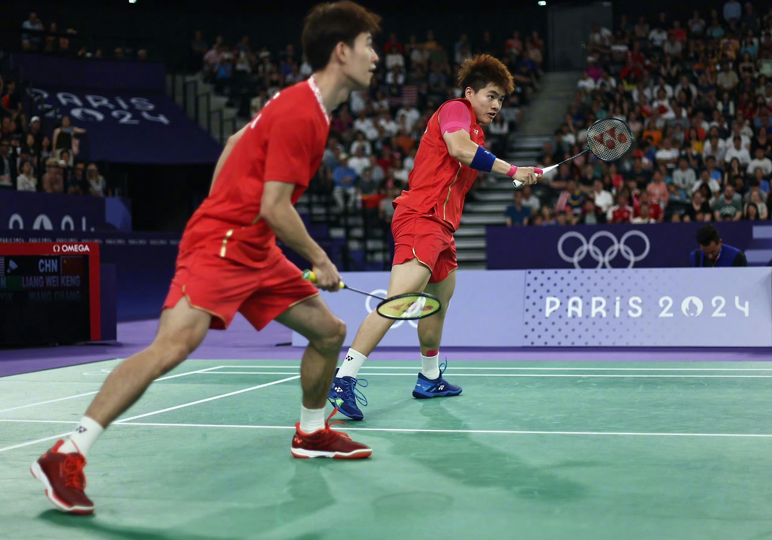 法国队完胜中国队，梁靖崑扛起全队