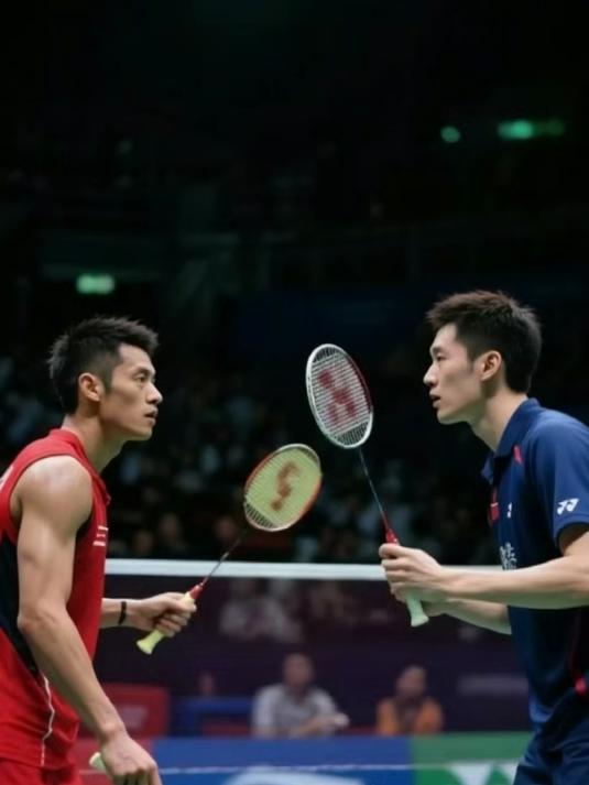 丹麦羽毛球队鏖战日本羽毛球队，李宗伟爆发神勇
